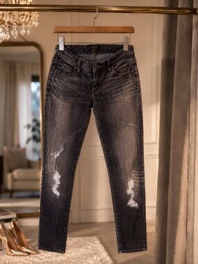 Citizens of Humanity‎ Distressed Skinny Jeans Dark Wash Premium Denim Size 27